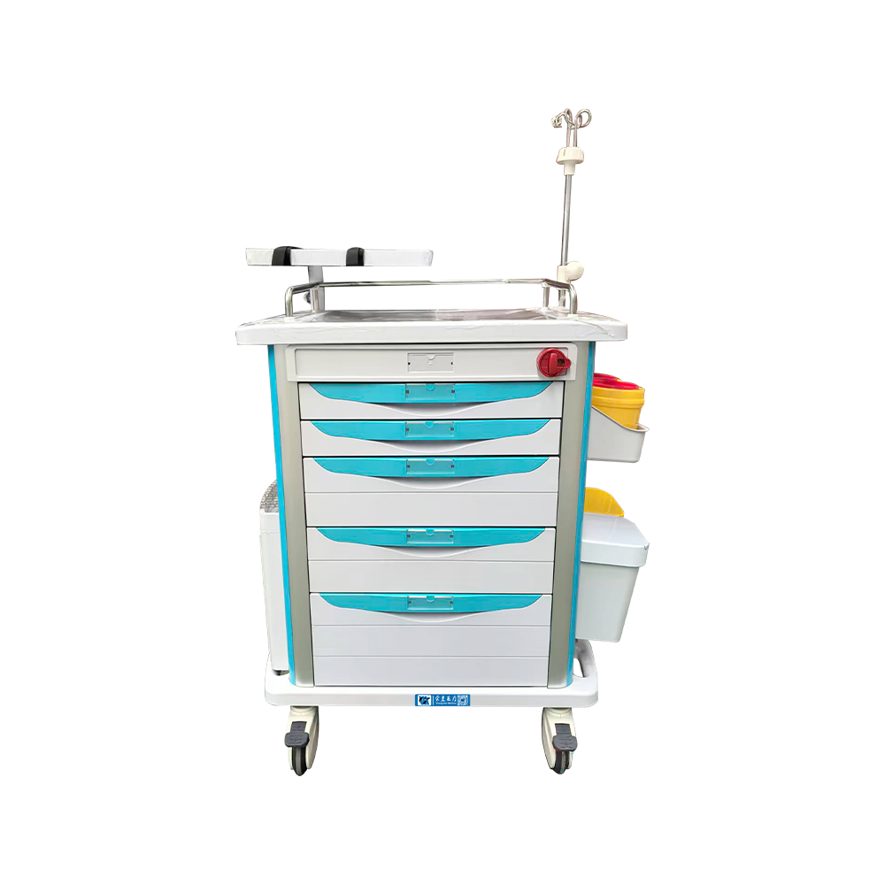 عربة عازلة أساسية للمستشفى BDT-E750 ذات أدراج