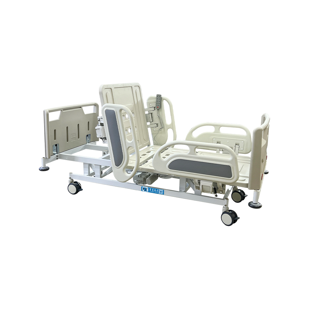 أسرة المستشفيات الكهربائية YC-E3618L(II) بثلاث وظائف مع سطح نوم بواسطة غطاء ABS
