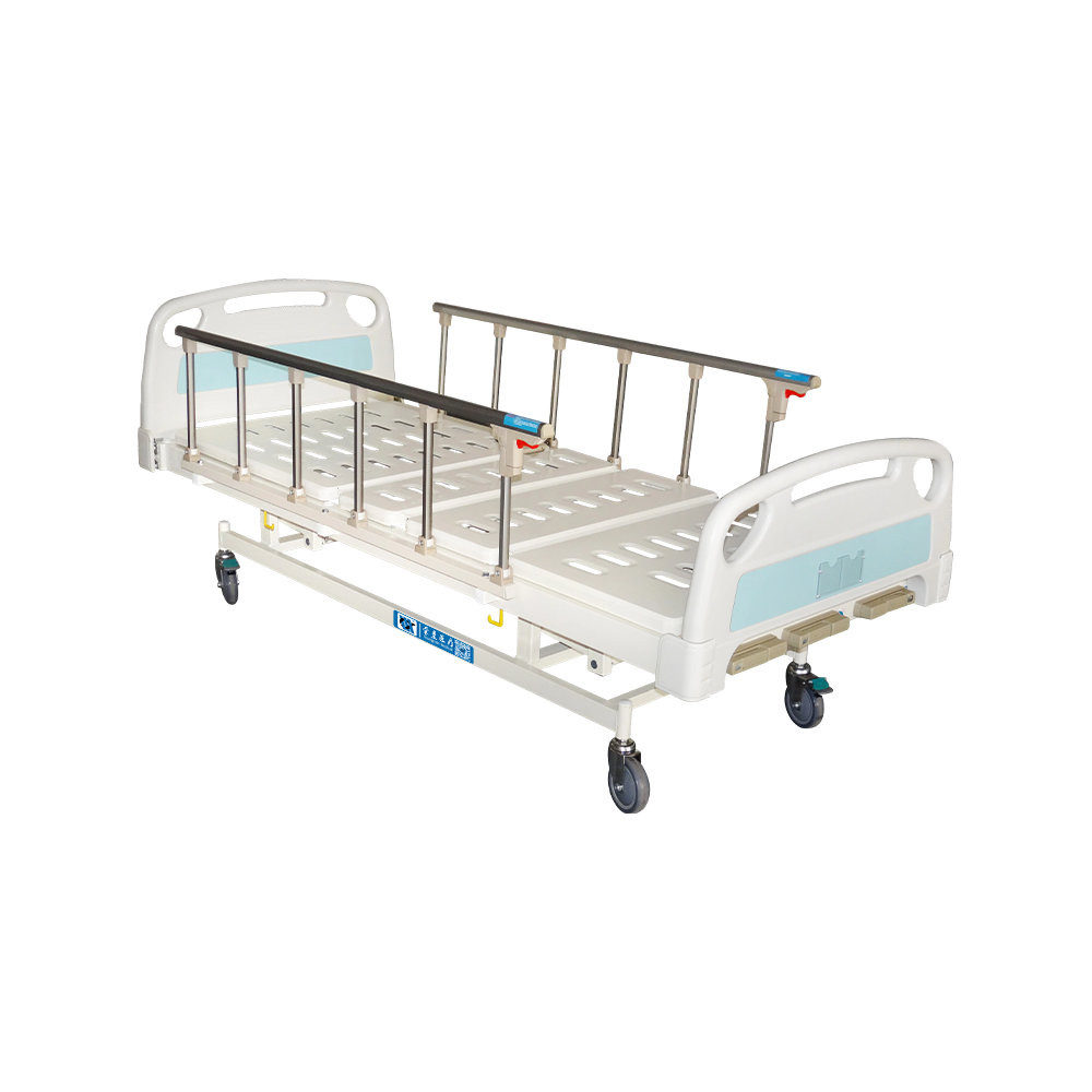 سرير مستشفى يدوي YC-T3611L(I) بعجلة صامتة