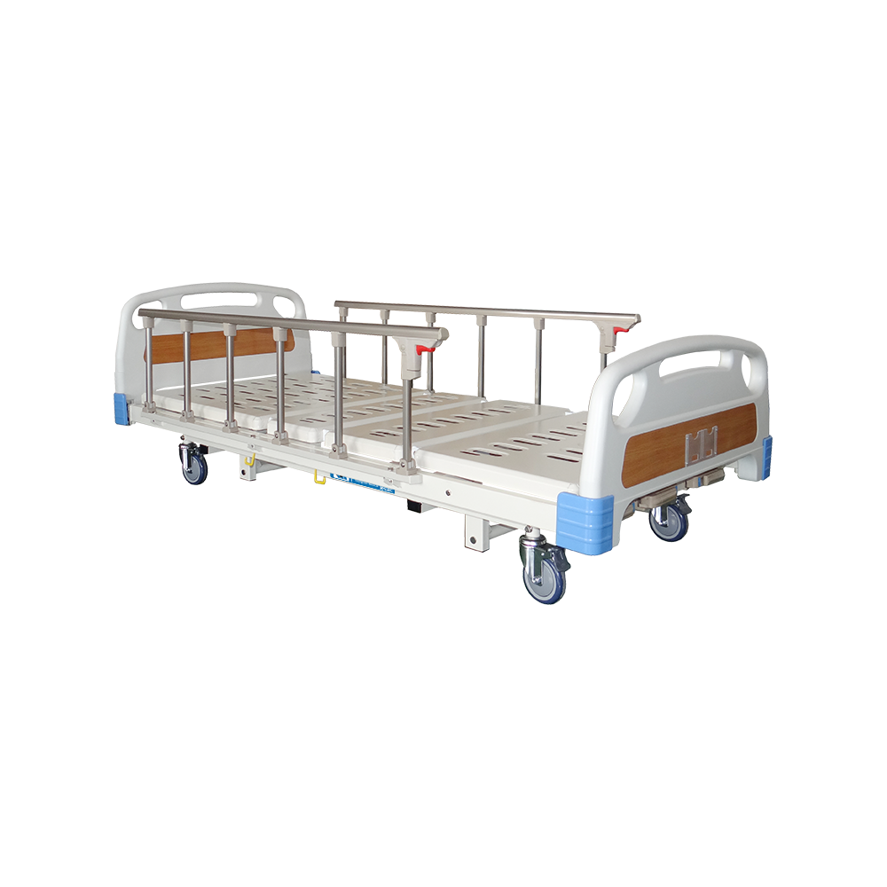 سرير مستشفى يدوي YC-T3611L(I) بعجلة صامتة