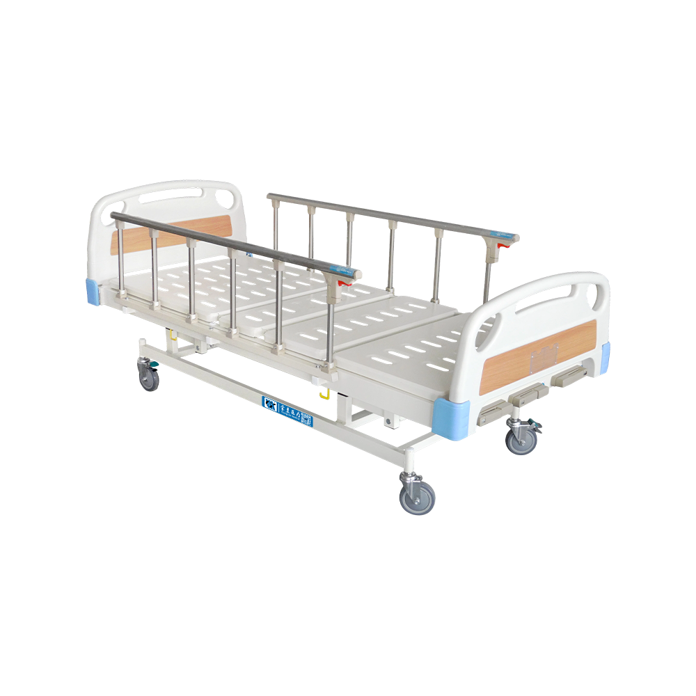 سرير مستشفى يدوي YC-T3611L(I) بعجلة صامتة