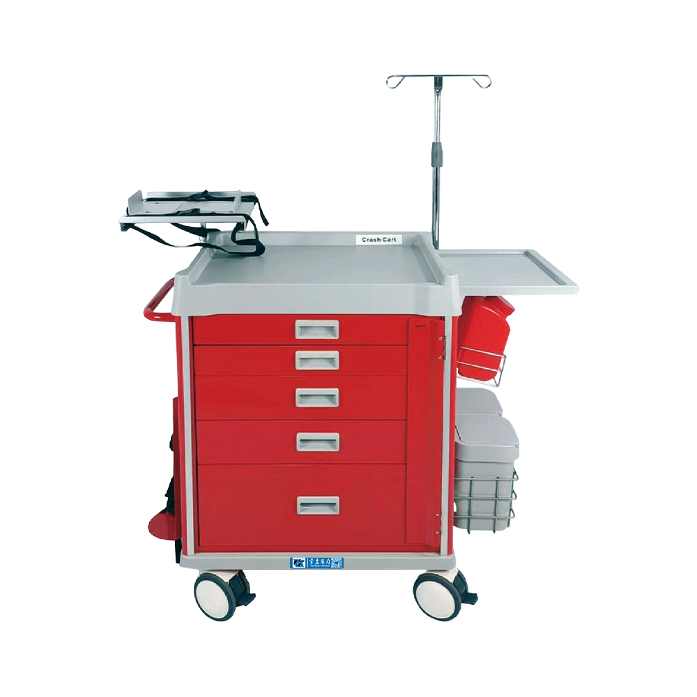 عربة أدوية متنقلة قابلة للقفل من البلاستيك BDT215 ABS للمستشفيات