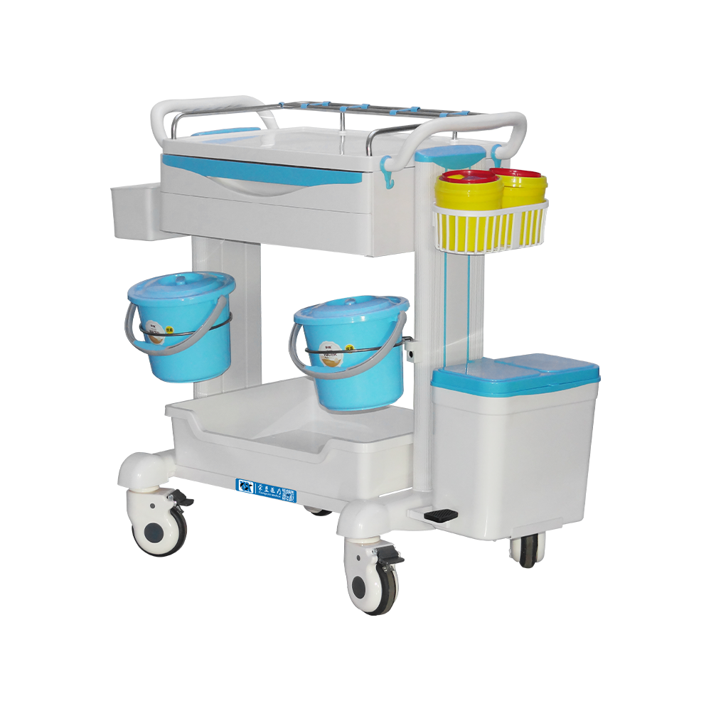 عربة علاج متنقلة للمستشفى BDT8150 مع حامل الملحقات
