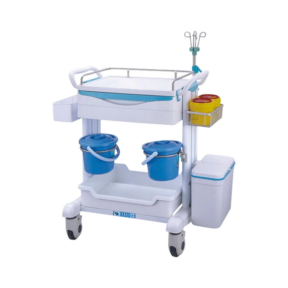 عربة علاج متنقلة للمستشفى BDT8150 مع حامل الملحقات