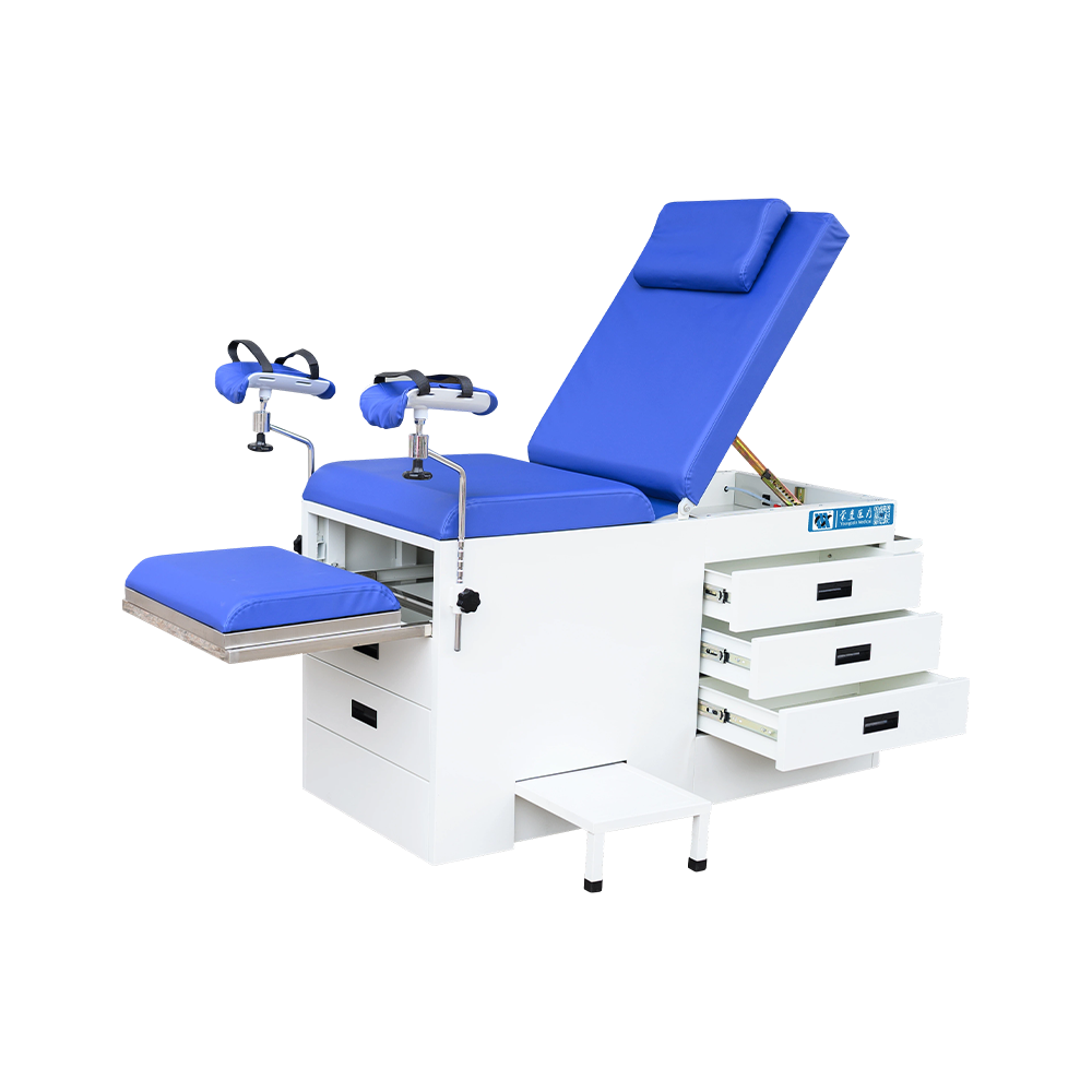 طاولة فحص أمراض النساء الطبية YC-C109 مع أدراج