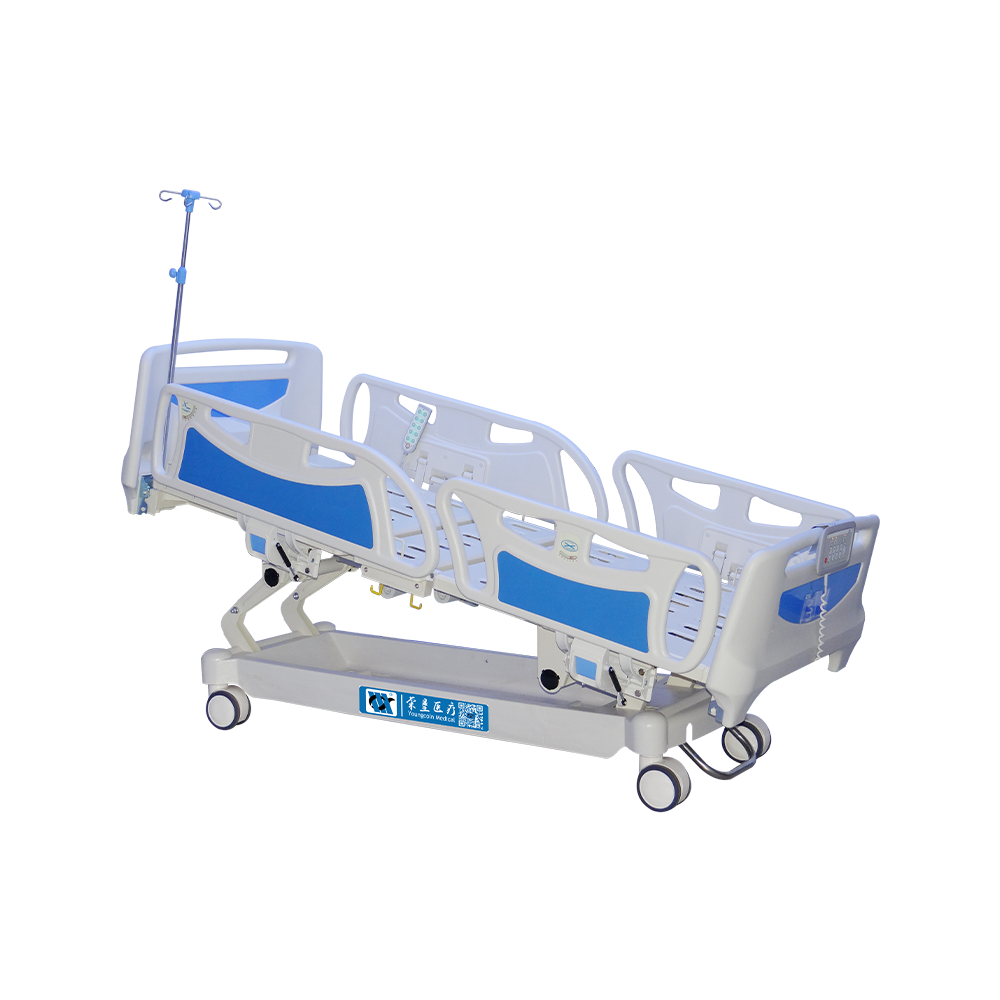 YC-E5618K(I) سرير وحدة العناية المركزة الأوتوماتيكي الكهربائي للمستشفى 5 وظائف